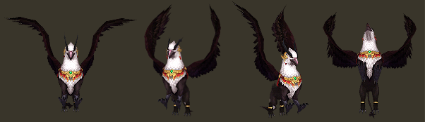 Dark Griffin from four angles