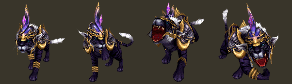 Half-Moon Jaguar from four angles